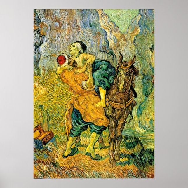Poster Van Gogh - Le bon samaritain (Devant)