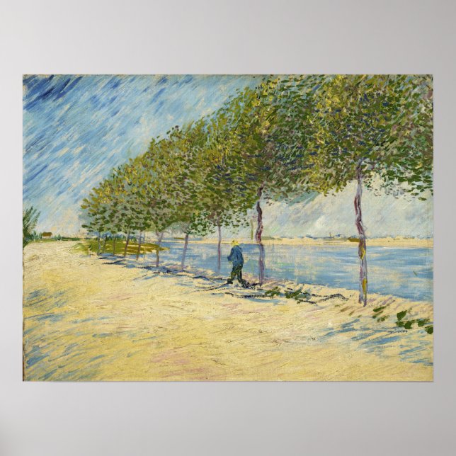 Poster Van Gogh - Le long de la Seine (Devant)