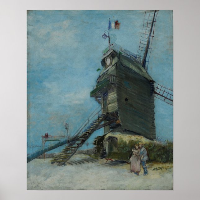 Poster Van Gogh - Le Moulin De La Galette (Devant)