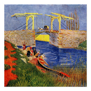Poster Van Gogh : Le pont Langlois à Arles
