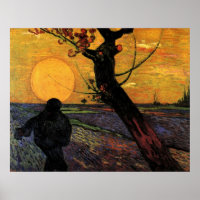 Van Gogh; Le Semeur, Paysan Agriculteur de Vintage