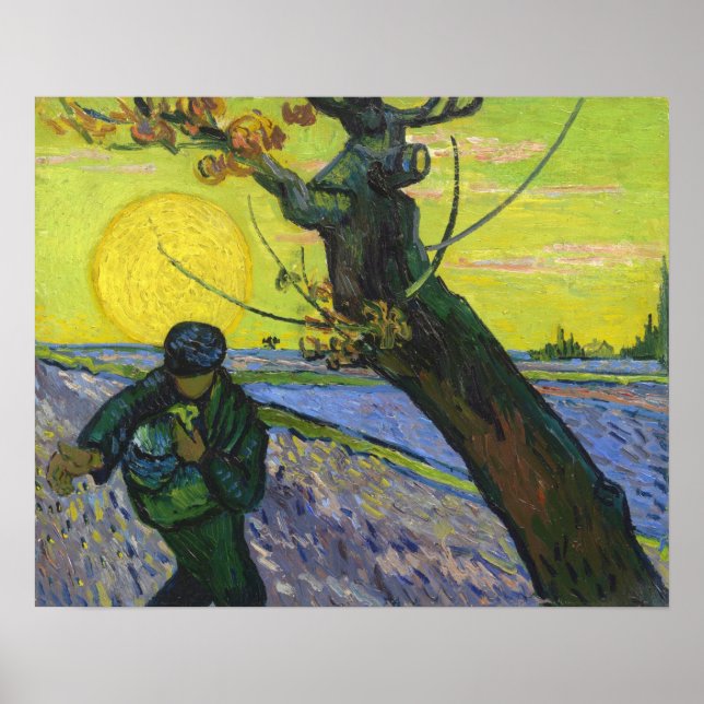Poster Van Gogh - Le Sower (Devant)