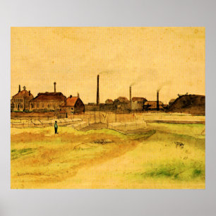 Poster Van Gogh - Mine de charbon dans le Borinage,