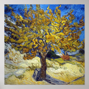 Poster Van Gogh Mulberry Tree Art impressionniste