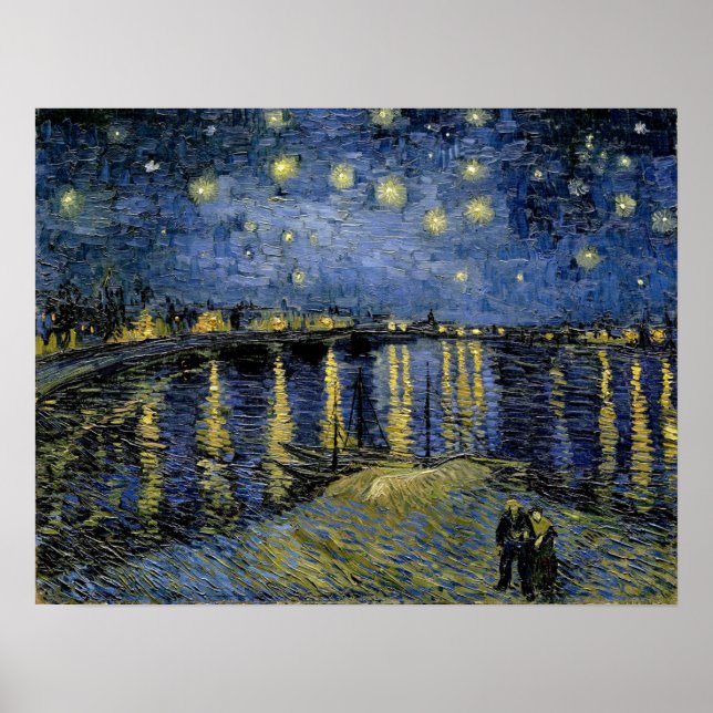 Poster Van Gogh - Nuit étoilée (Devant)