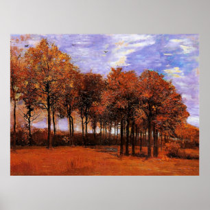 Poster Van Gogh - Paysage d'automne,