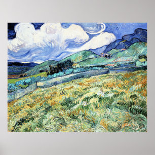 Poster Van Gogh - Paysage de Saint-Rémy,