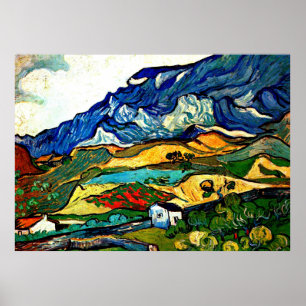 Poster Van Gogh - Paysage des Alpilles