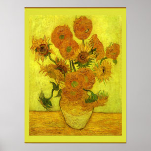 Poster Van Gogh - Quatorze tournesols,