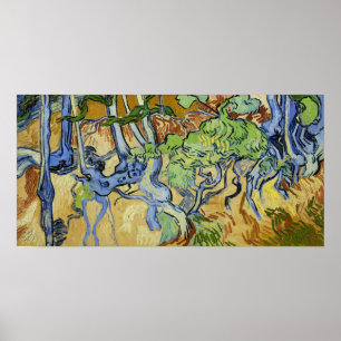 Poster Van Gogh - Racines d'arbre