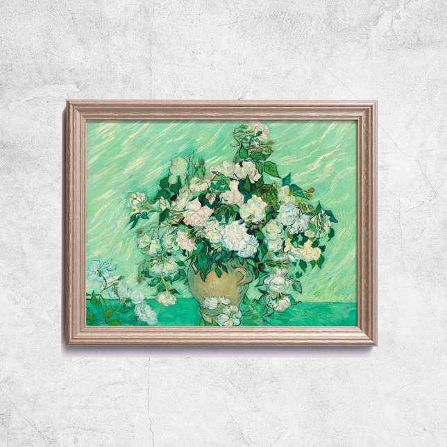 Poster Van Gogh Rose Vieux Art Mur célèbre (Van Gogh Roses Old Art Famous Wall Poster
)