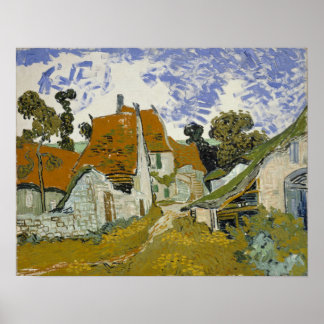 Poster Van Gogh - Rue Auvers-Sur-Oise