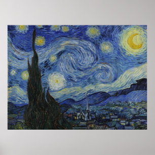 Poster Van Gogh, Starry Nigh, classic painting