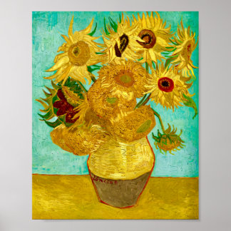 Poster Van Gogh Sunflowers