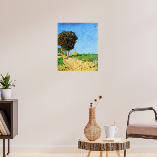 Poster Van Gogh - Une allée près d'Arles,