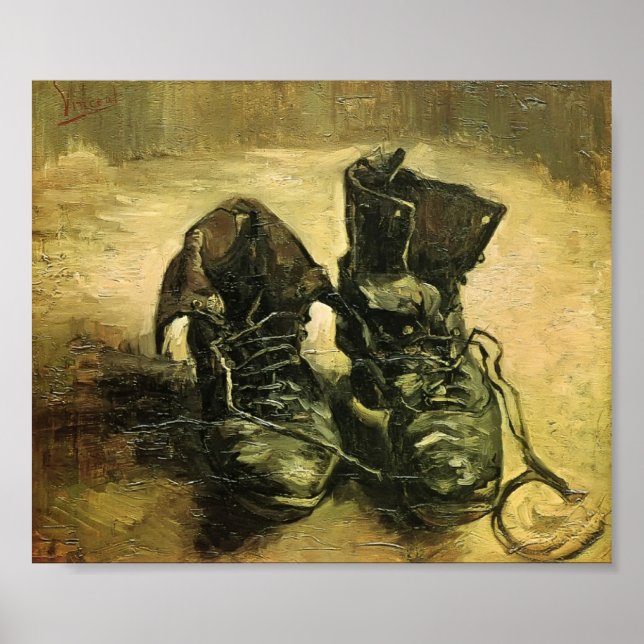 Poster Van Gogh - Une paire de chaussures (Devant)