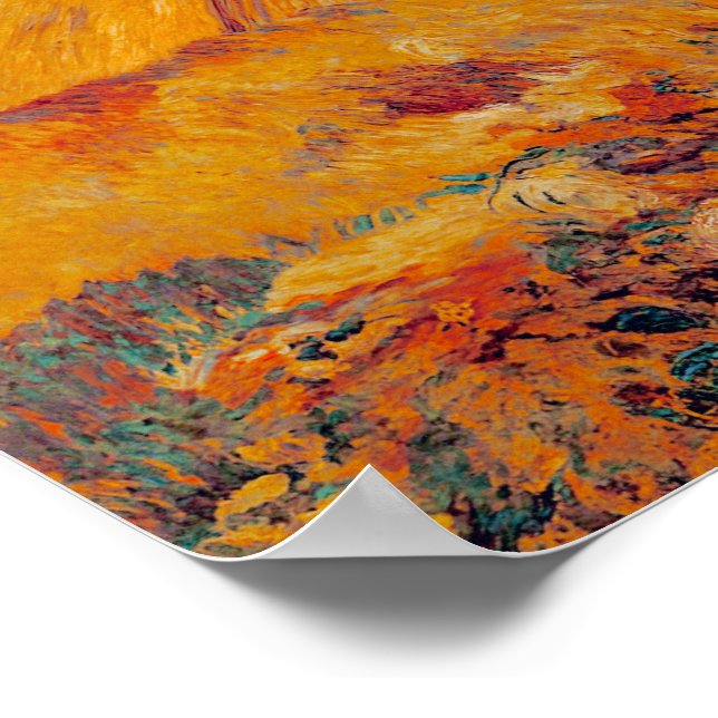 Poster Van Gogh Wheat Fields (Coin)