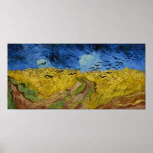 Poster Van Gogh - Wheatfield With Crows