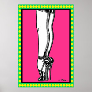 Poster Vana DeVinyl™/Bas et talons hauts