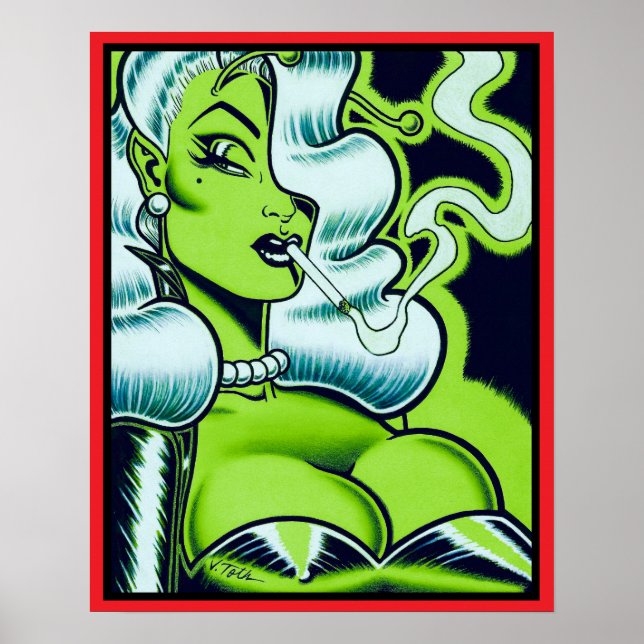 Poster Vana DeVinyl™/Dame dangereuse (Devant)