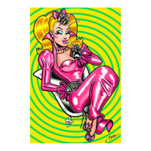 Vana DeVinyl™/Plutôt en caoutchouc rose