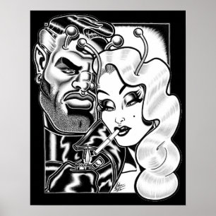 Poster Vana et Rocco/Affiche Film Noir