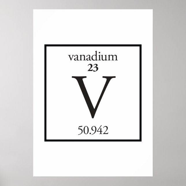 Poster Vanadium (Devant)