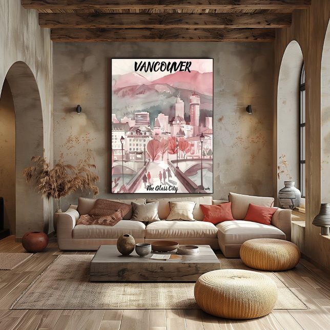 Poster Vancouver: La Ciudad de Cristal (Créateur téléchargé)