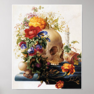 Poster Vanitas - Le crâne