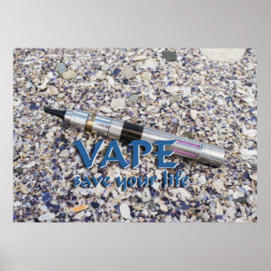 Poster Vape et sauve ta vie