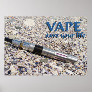 Poster Vape et sauve ta vie