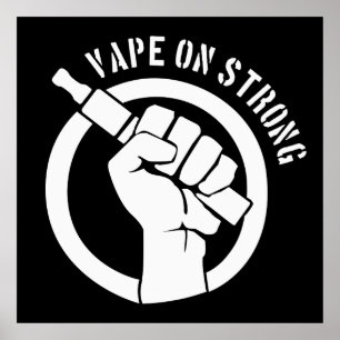 Poster Vape sur fort