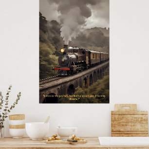 Poster "Vapeur intemporelle : La Majesté des trains class