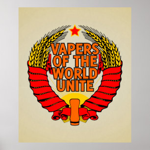 Poster Vapeurs de l'unité mondiale