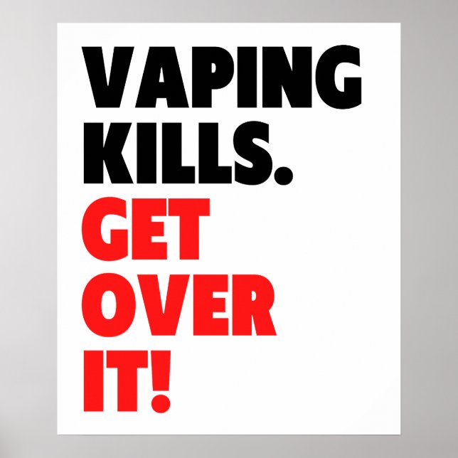 Poster Vaping Kills - Surmontez-le (Devant)