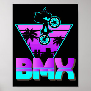Poster Vaporwave BMX Bike Boys