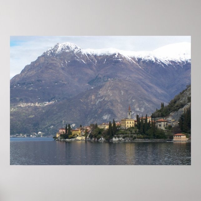 Poster Varenna Italie, Lac de Côme (Devant)