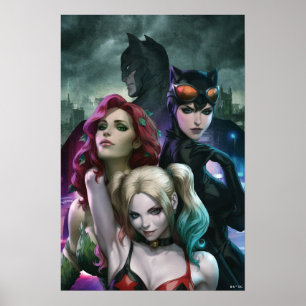 Poster Variante de couverture de Gotham City Sirens #1000