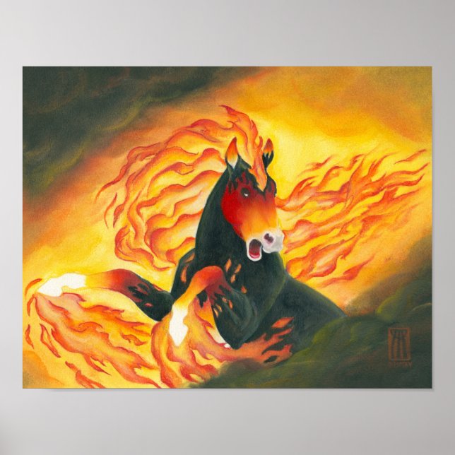 Poster Variation cauchemardesque (Devant)