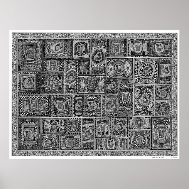 Poster Variations sur l'affiche de Kirby (Devant)