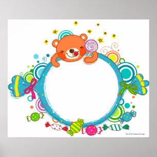 Poster Variété de bonbons