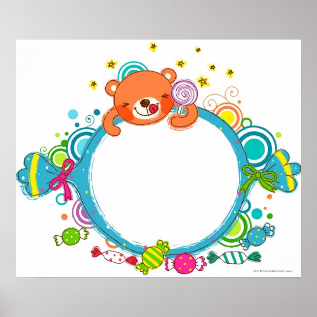 Poster Variété de bonbons (Devant)