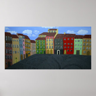 Poster Varsovie, Pologne