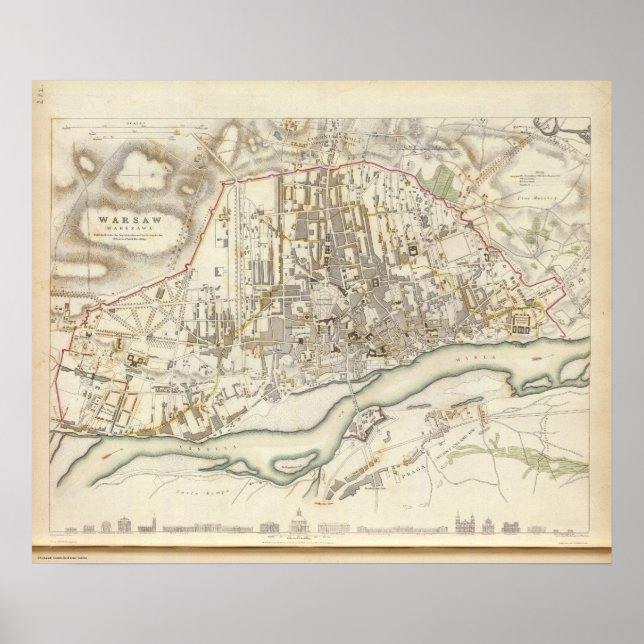 Poster Varsovie Varsovie Varsovie (Devant)