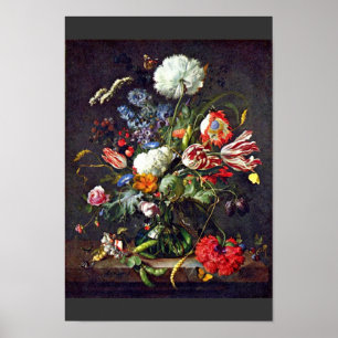 Poster Vase By Heem Jan Davidsz De (Meilleure Qualité)