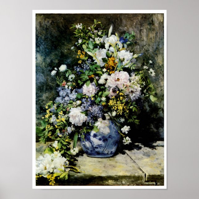 Poster Vase de fleurs (Devant)