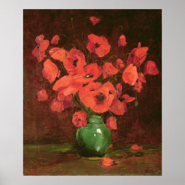 Poster Vase de fleurs (Devant)