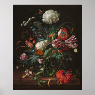 Poster Vase de fleurs de Jan Davidsz de Heem