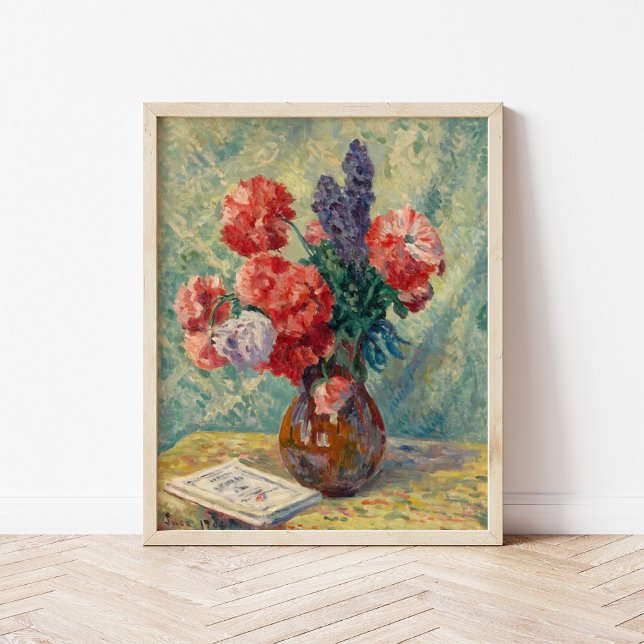 Poster Vase de Fleurs | Maximilien Luce (Créateur téléchargé)