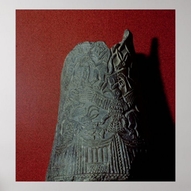Poster Vase, de Uruk 3e millénaire av. (Devant)